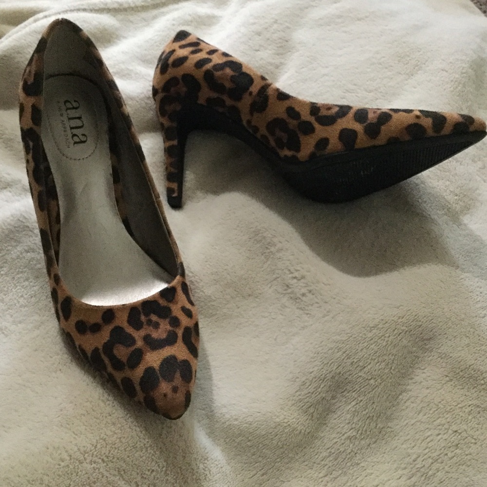 a.n.a. leopard heels